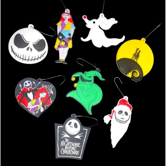 The Nightmare Before Christmas Ornament Set - Jack Sally Oogie Boogie & More - 8 - Picture 1 of 5